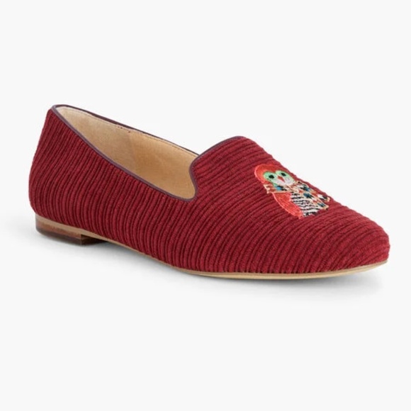 Ryan Corduroy Loafers - Embroidered Owl - Picture 2 of 6
